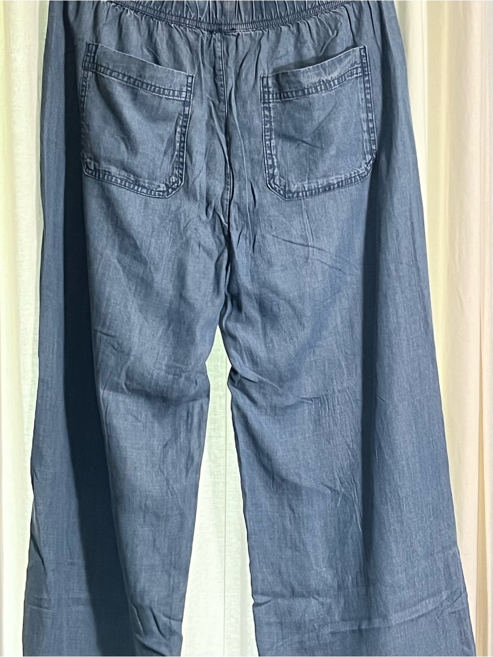 Splendid Blue Pull-On Wide Leg Pants - Picture 3 of 5